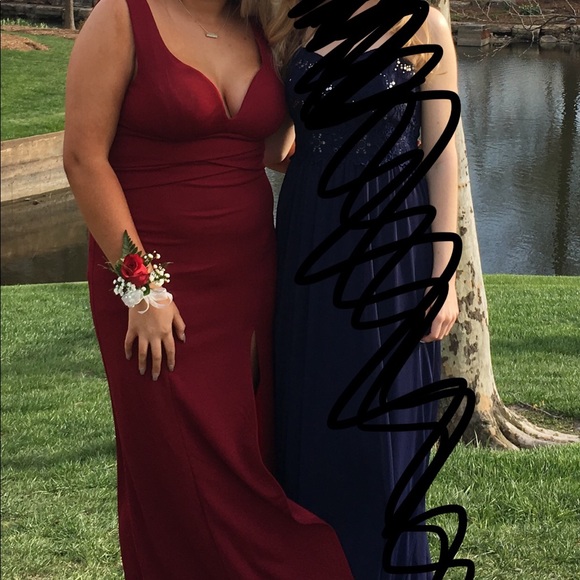 Windsor Prom Dress size L, Burgandy - Picture 1 of 2